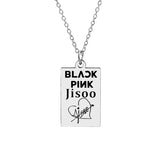 KPOP Jisoo Lisa Jennie Rose Signature ID Pendant – Jewelry Gift Ideas — 3