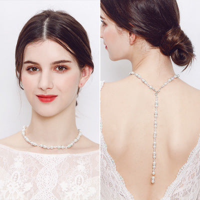 Back chain necklace – Jewelry Gift Ideas — 1