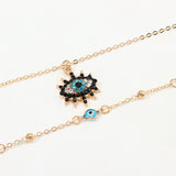 Fashion Retro Diamond Devil's Eye Necklace – Jewelry Gift Ideas — 2