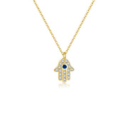 S925 Silver Devil's Eye Zircon Necklace – Jewelry Gift Ideas — 4