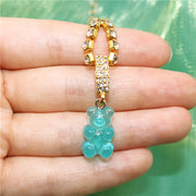 Colorful Bear Pendant Gummy Love Necklace Women's – Jewelry Gift Ideas — 11