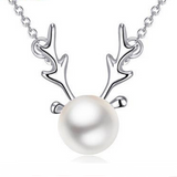 Small Elk Pearl Pendant – Jewelry Gift Ideas — 11