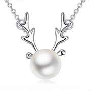 Small Elk Pearl Pendant – Jewelry Gift Ideas — 11