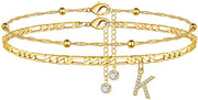 26 Letters Anklet Zircon Letters Simple – Meaningful Gifts — 10