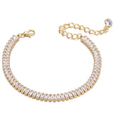 Golden Rhinestone Clavicle Chain Short Necklace – Jewelry Gift Ideas — 3