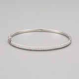 S925 Sterling Silver Bracelet Female Opening Oval – Jewelry Gift Ideas — 3