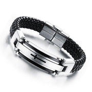 Cross stainless steel bracelet – Jewelry Gift Ideas — 4