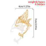 Butterfly Wings Hollow Out Simple Elf Alloy Ear Cuff – Useful Gifts — 4