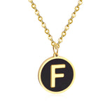 Golden English alphabet pendant – Jewelry Gift Ideas — 3
