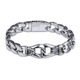 Stainless Steel Retro Bracelet Men's Fashion Titanium – Stylish Gifts — 1