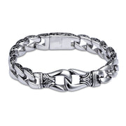 Stainless Steel Retro Bracelet Men's Fashion Titanium – Stylish Gifts — 1