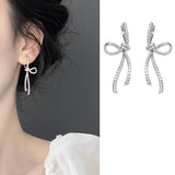 French Style Full Zirconium Bow Ear Clip – Stylish Gifts — 6