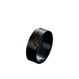 Double Color Gilded Gold Light Mark Ring – Birthday Gifts — 2