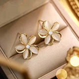 Cat's Eye Earrings Drop Female Earrings Studs All – Stylish Gifts — 5