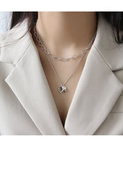Sterling Silver Choker Korean Style Woman – Stylish Gifts — 9