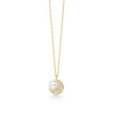 Moon Natural Pearl Full Diamond Necklace – Jewelry Gift Ideas — 2