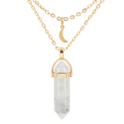 Natural Crystal Stone Pendant Hexagon Prism – Jewelry Gift Ideas — 4