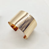Women's Exaggerated Wide Plated Mirror Bracelet – Jewelry Gift Ideas — 6