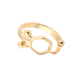 Geometric molecular ring – Unique Gift Ideas — 3