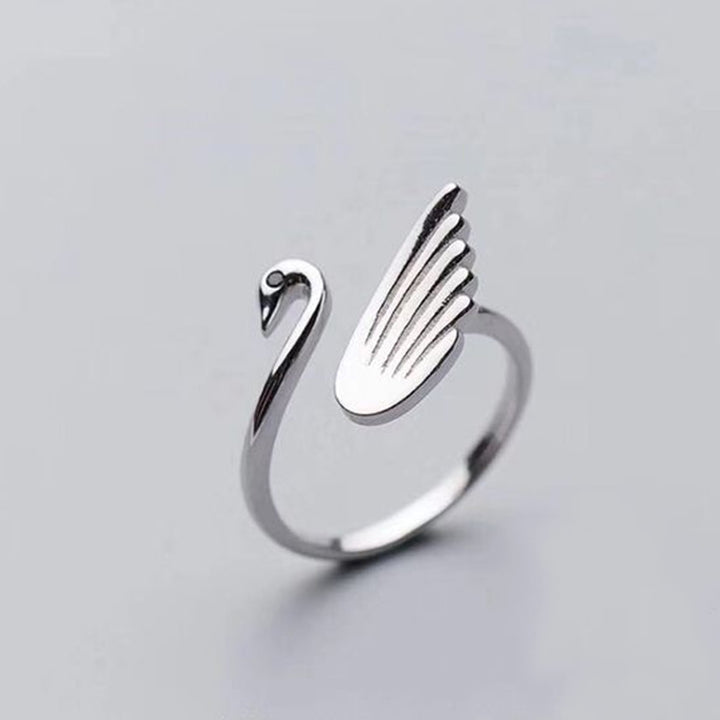 Simple Korean Style Ring Cute Animal Sterling Silver – Stylish Gifts — 1