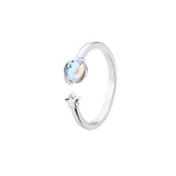 Unique Design Moonstone Planet Ring – Stylish Gifts — 3