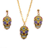 Fashion Oil Dripping Skull Necklace Suit – Jewelry Gift Ideas — 4
