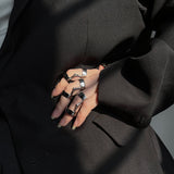 Gothic Knuckle Metal Flex Ring – Thoughtful Gifts — 1