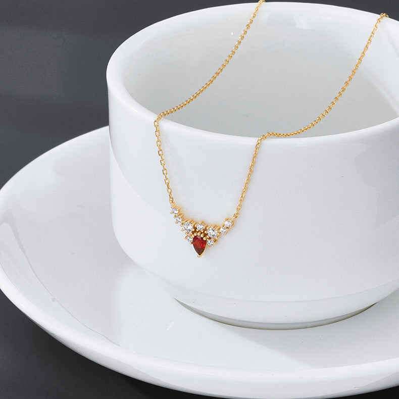 Advanced Red Pomegranate Necklace – Jewelry Gift Ideas — 1