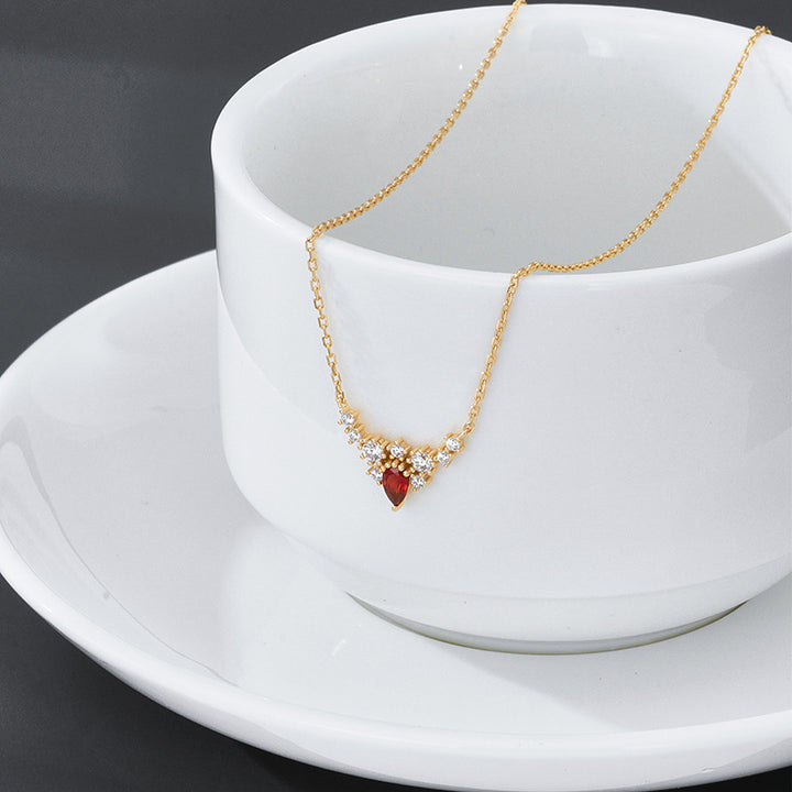 Advanced Red Pomegranate Necklace – Jewelry Gift Ideas — 1