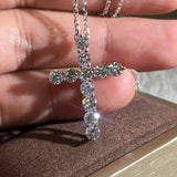 Fashion Jewelry Cross Necklace Zircon Finely – Jewelry Gift Ideas — 1