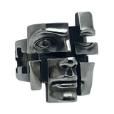 Retro Personality Split Mask Ring – Holiday Gift Ideas — 3