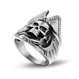 Old Devil Skull Titanium Steel Ring – Everyday Gifts — 4