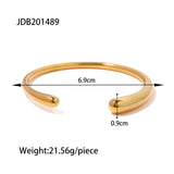 Fashion Stainless Steel Simple Opening Bracelet – Stylish Gifts — 9