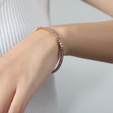 Colorful Zircon Stretch Bracelet Titanium Steel – Jewelry Gift Ideas — 20