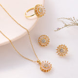 Classic Charm Sunflower Flower Stainless Steel – Jewelry Gift Ideas — 4