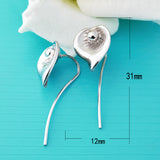 Silver Plated Sun Flower Earrings – Birthday Gifts — 8
