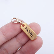 Lobster Clasp Gold English Word Alloy Pendant – Jewelry Gift Ideas — 3