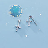 Set diamond cross temperament earring – Jewelry Gift Ideas — 2