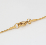 Round Snake Chain Beads Necklace – Jewelry Gift Ideas — 2