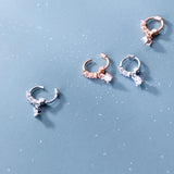 S925 silver ring earrings – Small Gift Ideas — 1