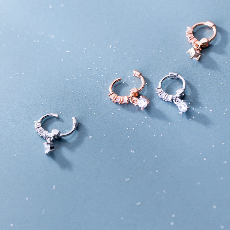 S925 silver ring earrings – Small Gift Ideas — 1