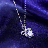 Temperament Korean Style Bow Pendant Clavicle Chain – Stylish Gifts — 6