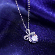 Temperament Korean Style Bow Pendant Clavicle Chain – Stylish Gifts — 6