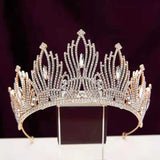 Shiny Bride Tiaras Crowns Crystal Wedding Hair – Gifts for Couples — 4