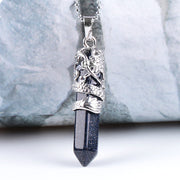 Tribal Totem Dragon Shape Natural Stone Pendant – Jewelry Gift Ideas — 12