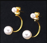 Grandeur Zirconia Pearl Earrings – Gift Ideas — 2