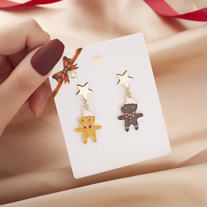Fashion Simple Christmas Bell Earrings Plating – Stylish Gifts — 1