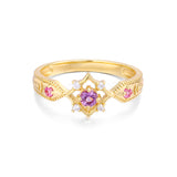 Sterling Silver Amethyst Ring Girl – Gifts for Kids — 4