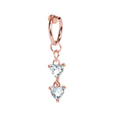 Heart-shaped Zircon Ring Without Perforation Body – Jewelry Gift Ideas — 19