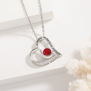 Love Necklace With Rhinestones And Letters Fashion – Gifts for Couples — 6